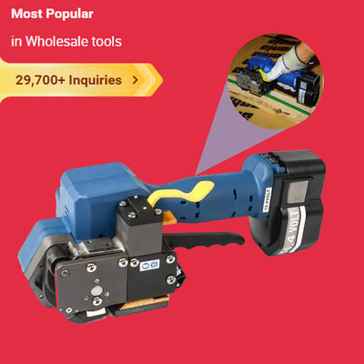 120mm/S Ηλεκτρική μπαταρία πλαστικό εργαλείο Strapping Strapping εργαλείο χεριού για 1/2in 3/4in PP PET ιμάντα