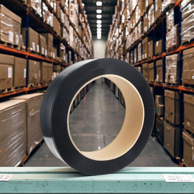 Ιμάντας συσκευασίας PET υψηλής αντοχής με χαμηλή επιμήκυνση, επιφάνεια χωρίς σκουριά και καλή ευελιξία για βιομηχανική συσκευασία και μεταφορά