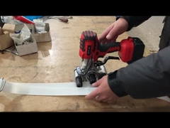 Επαγγελματικό εργαλείο δέσμευσης από πλαστικό με μπαταρία για βιομηχανικές και εμπορικές συσκευασίες